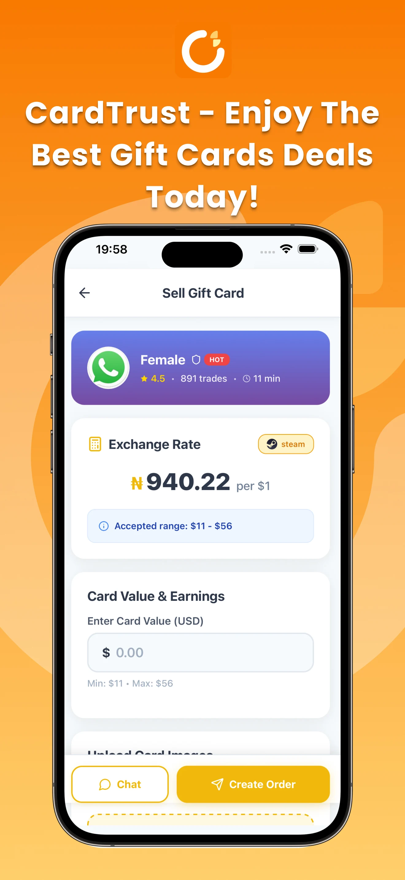 CardTrust: Chat &Trade Cards screenshot