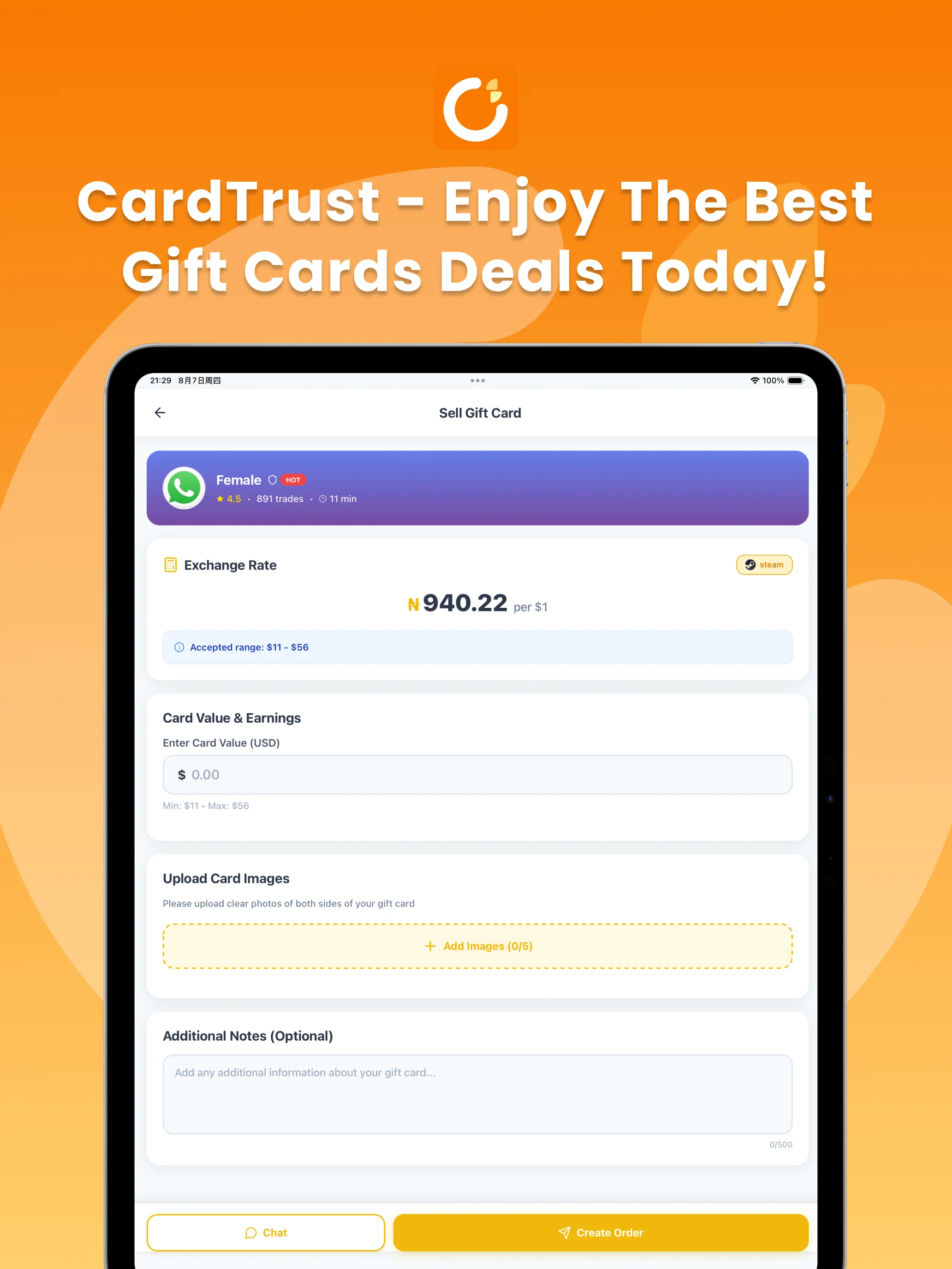 CardTrust: Chat &Trade Cards screenshot