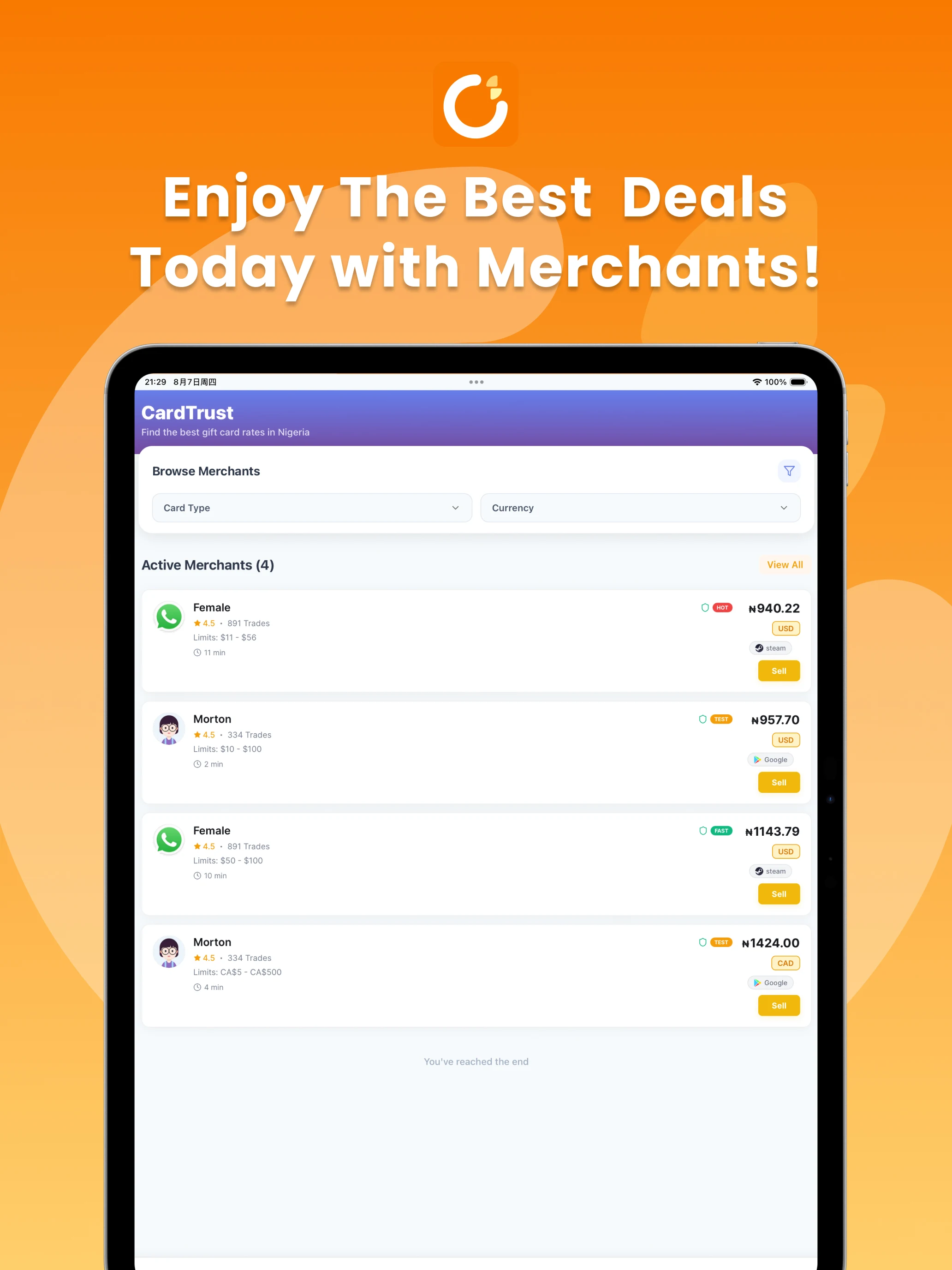 CardTrust: Chat &Trade Cards screenshot